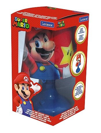 Mini lampe de chevet veilleuse sans fil Super Mario
