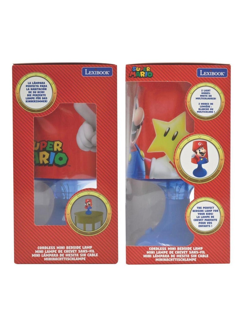 Mini lampe de chevet veilleuse sans fil Super Mario Rouge - Kiabi