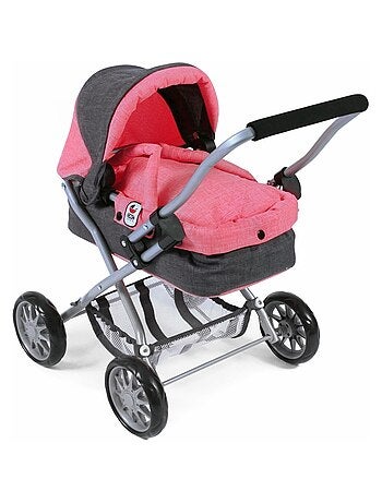 Mini landau à câlins SMARTY, anthracite-rose