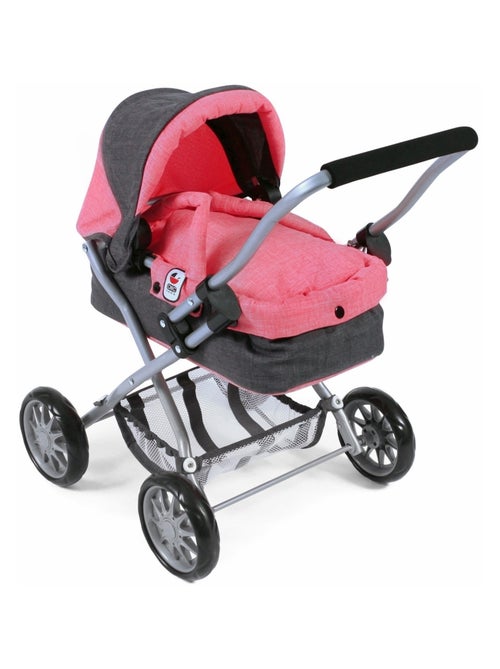 Mini landau à câlins SMARTY, anthracite-rose pour poupée - Kiabi