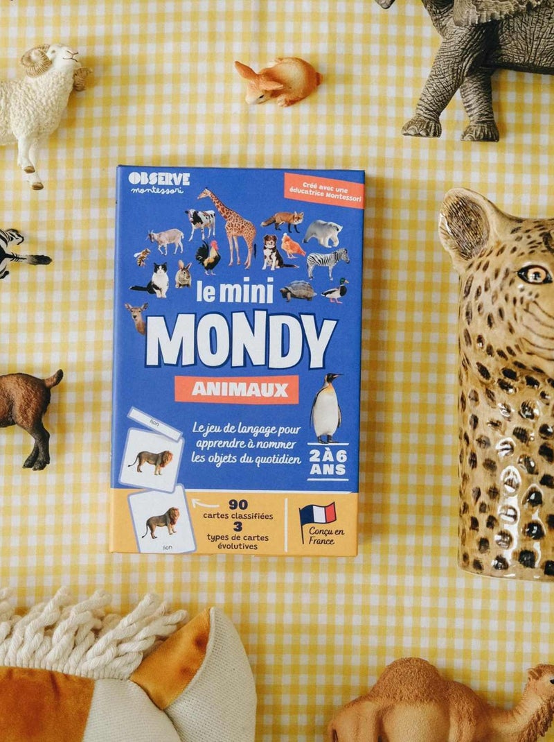Mini-mondy - 90 cartes animaux - langage N/A - Kiabi
