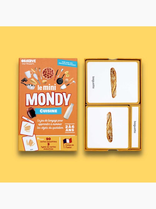 Mini-mondy - 90 cartes Cuisine - langage - Kiabi