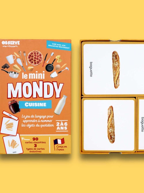 Mini-mondy - 90 cartes Cuisine - langage - Kiabi