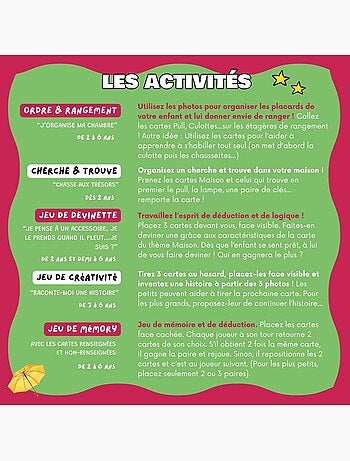 Mini-mondy - 90 cartes Maison - langage