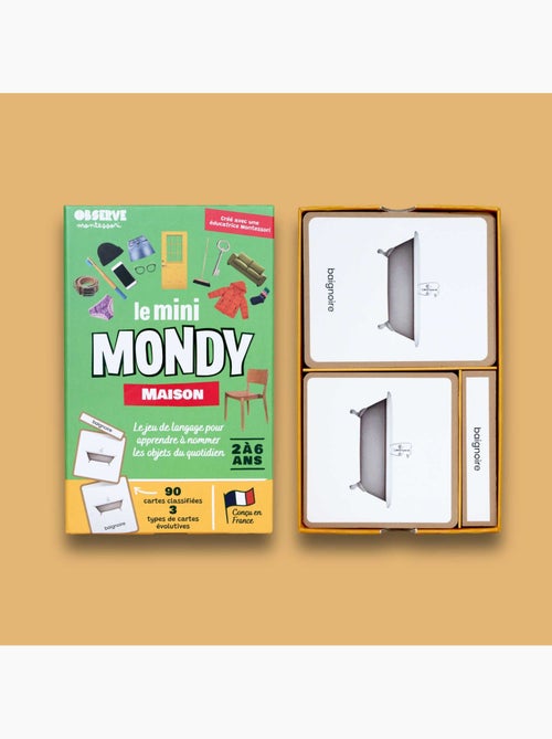 Mini-mondy - 90 cartes Maison - langage - Kiabi