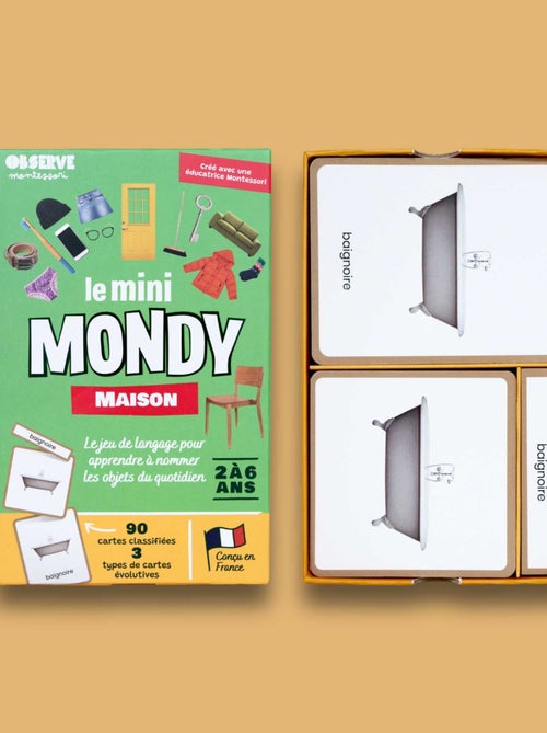 Mini-mondy - 90 cartes Maison - langage - Kiabi