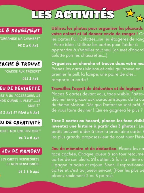 Mini-mondy - 90 cartes Maison - langage - Kiabi