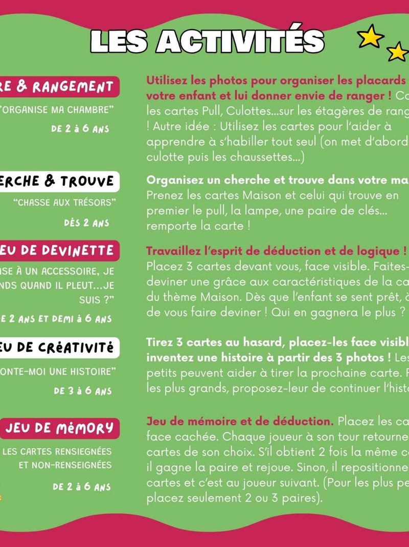 Mini-mondy - 90 cartes Maison - langage N/A - Kiabi