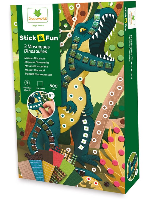 Mini mosaïques Dinosaures - Kiabi