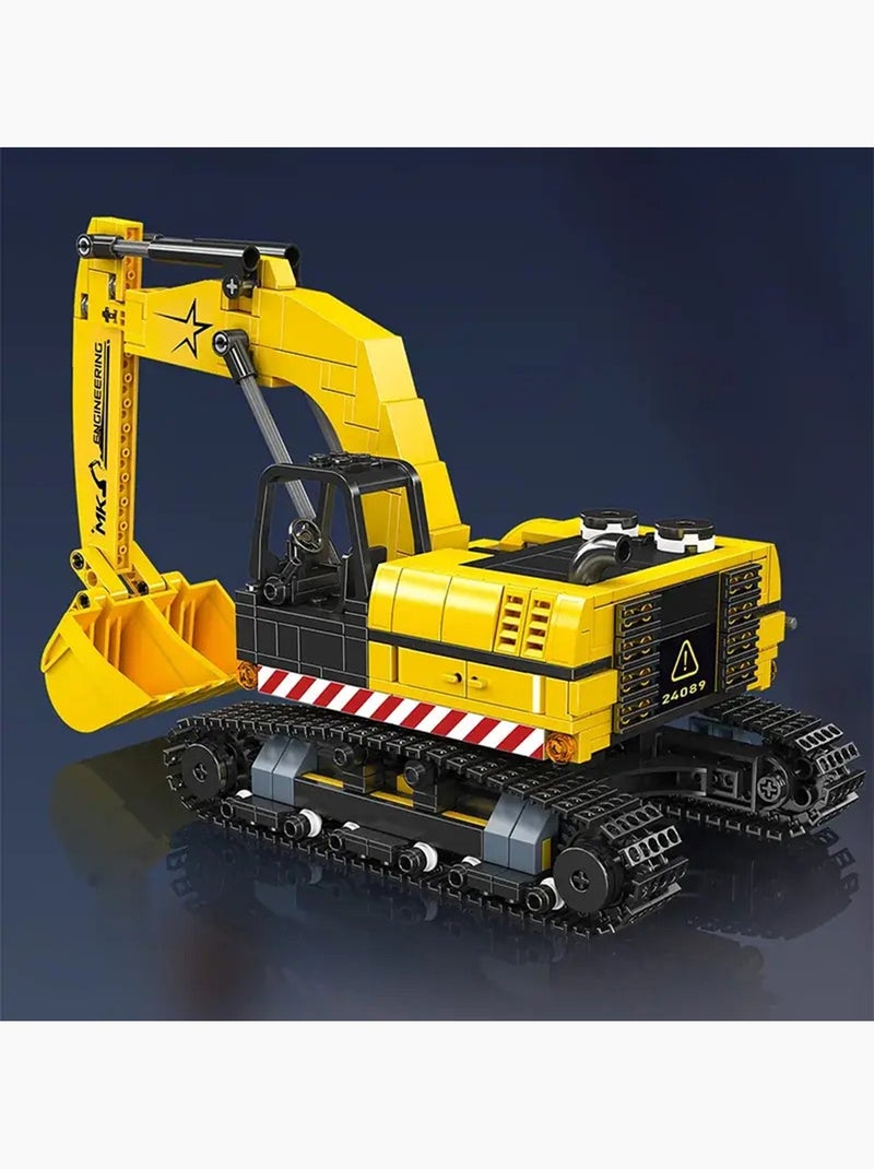 Mini-pelleteuse Noir Jaune - Kiabi
