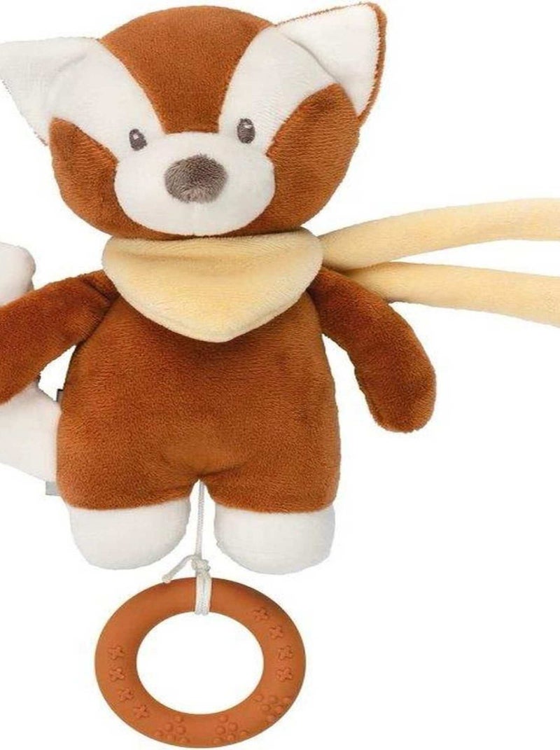 Mini peluche Boris panda roux Boris & Jungo (21 cm) Orange - Kiabi