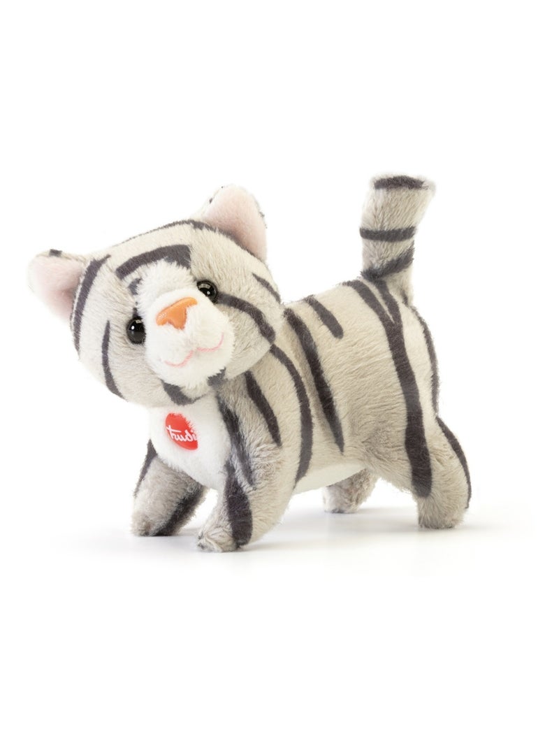 Mini peluche Chat Gris - Kiabi