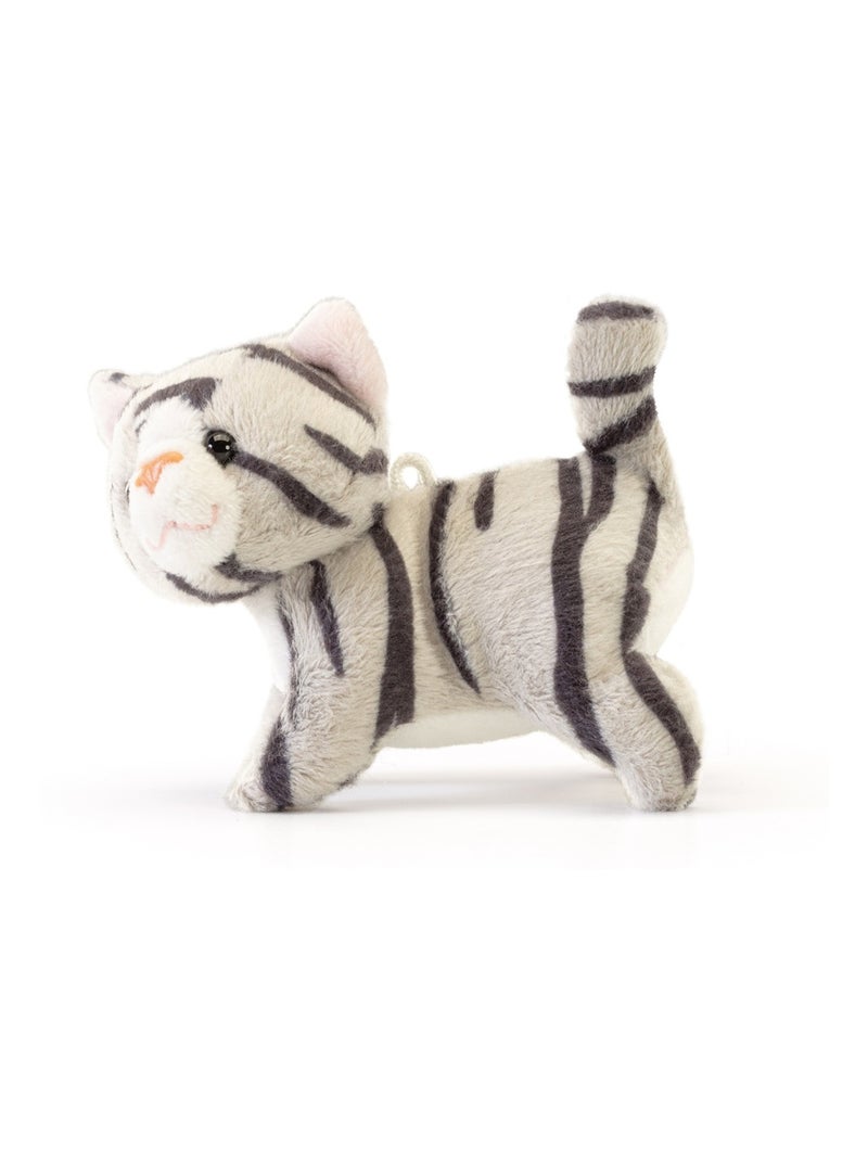 Mini peluche Chat Gris - Kiabi