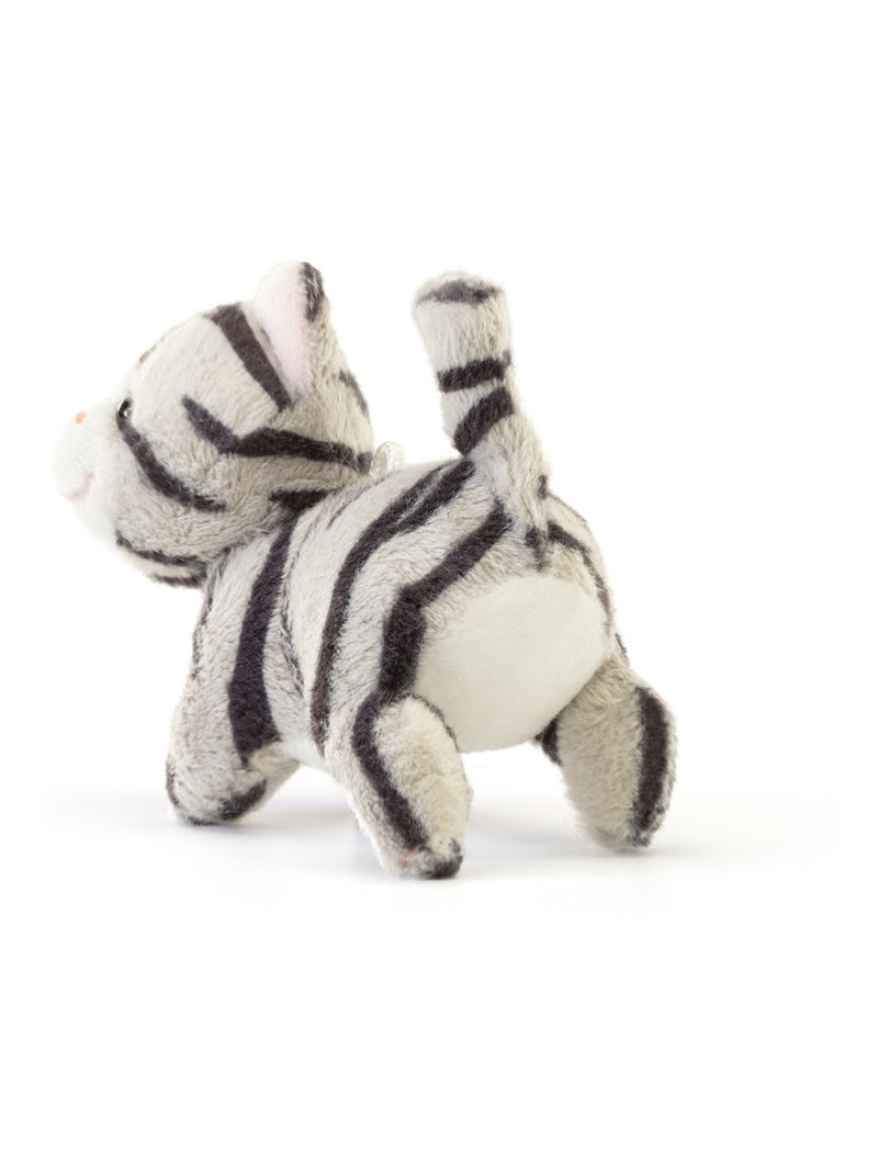 Mini peluche Chat Gris - Kiabi