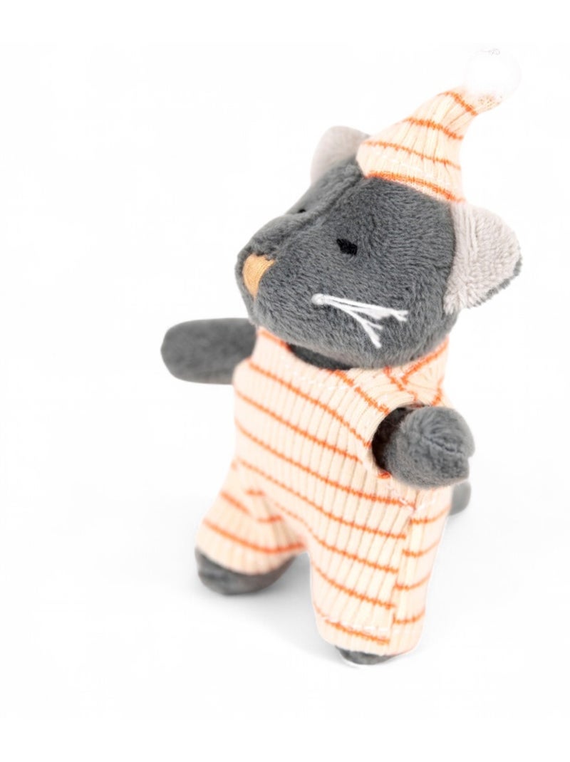 Mini peluche malo le chat Gris - Kiabi