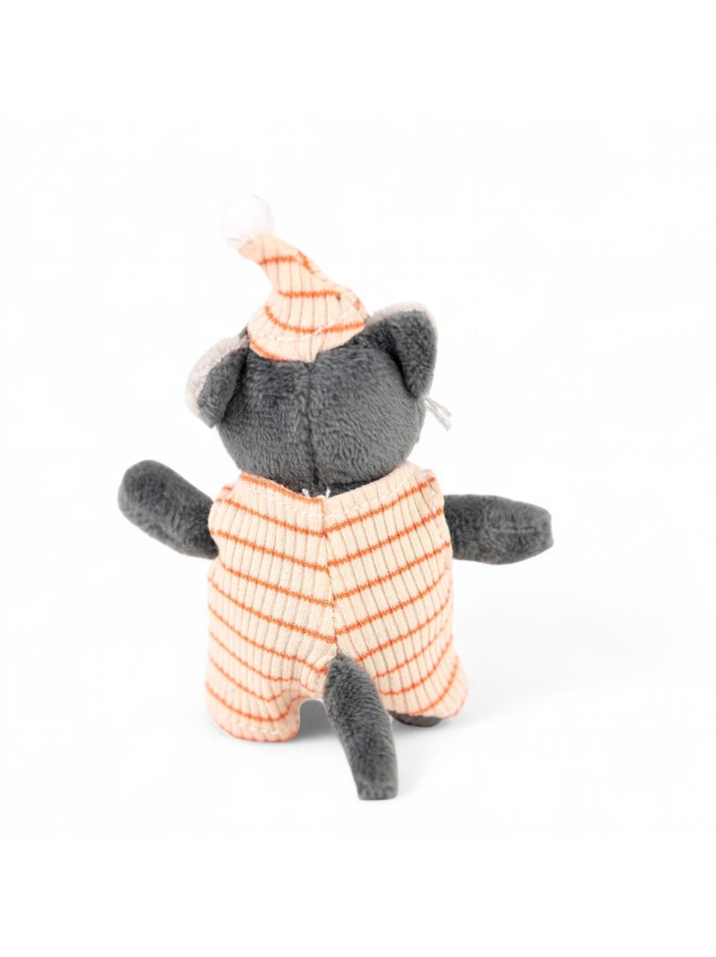 Mini peluche malo le chat Gris - Kiabi