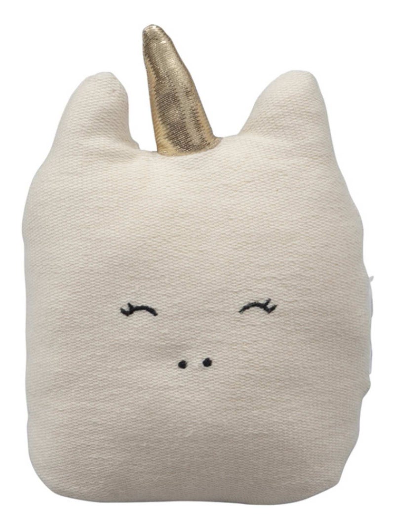 Mini peluche musicale Licorne Ecru - Kiabi