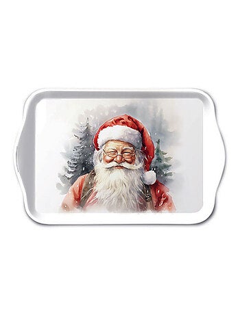 Mini Plateau en mélamine Père Noël