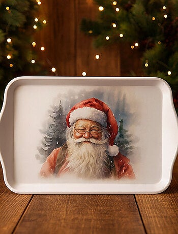 Mini Plateau en mélamine Père Noël
