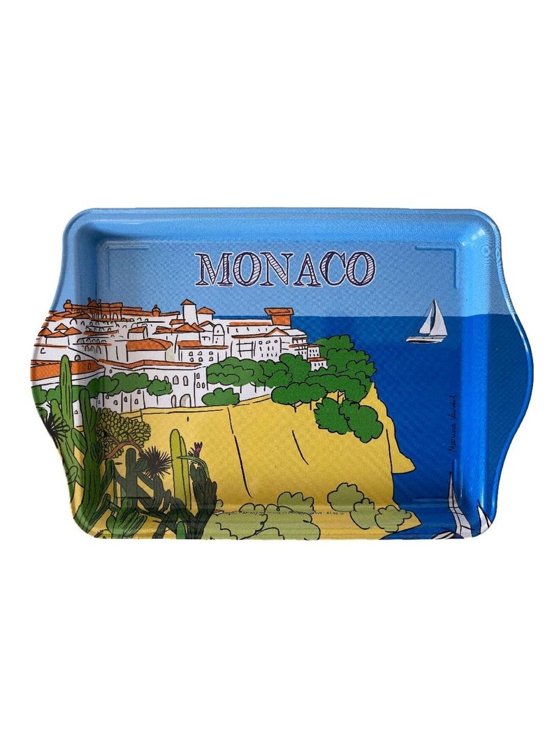 Mini plateau métallique Monaco Bleu - Kiabi