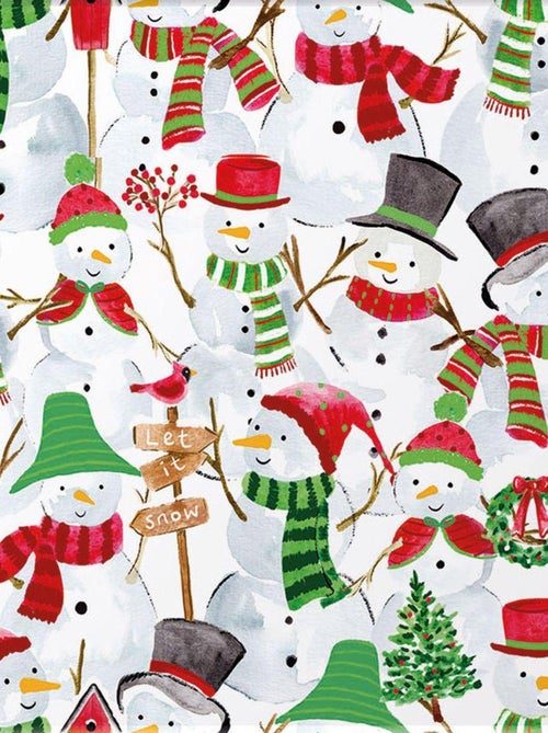 Mini plateau rectangulaire bonhommes de neige - Kiabi