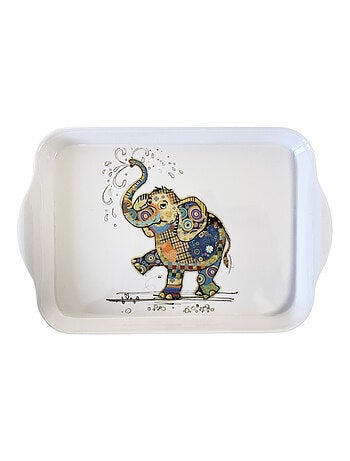 Mini plateau rectangulaire éléphant