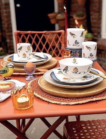 Mini plateau rectangulaire oiseaux