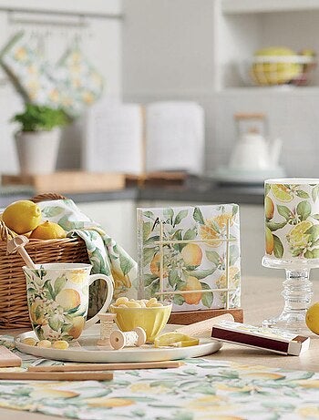 Mini plateau vide poche rectangulaire citrons