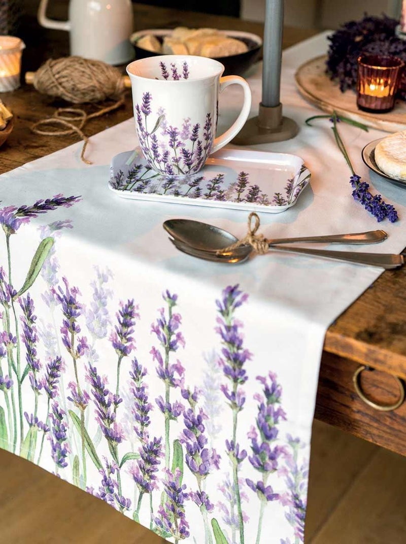 Mini plateau vide poche rectangulaire Lavande Blanc - Kiabi