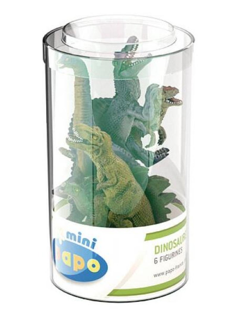 Mini PLUS Dinosaures Lot 2 (Tube, 6 pcs) N/A - Kiabi