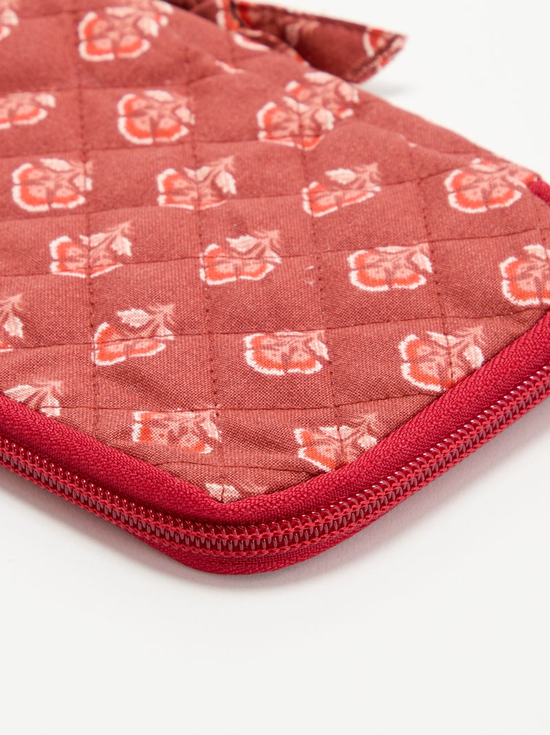 Mini pochette matelassée Rouge - Kiabi
