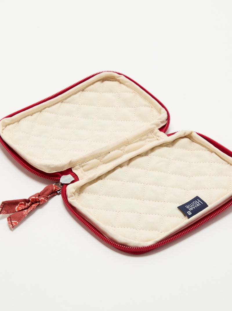 Mini pochette matelassée Rouge - Kiabi