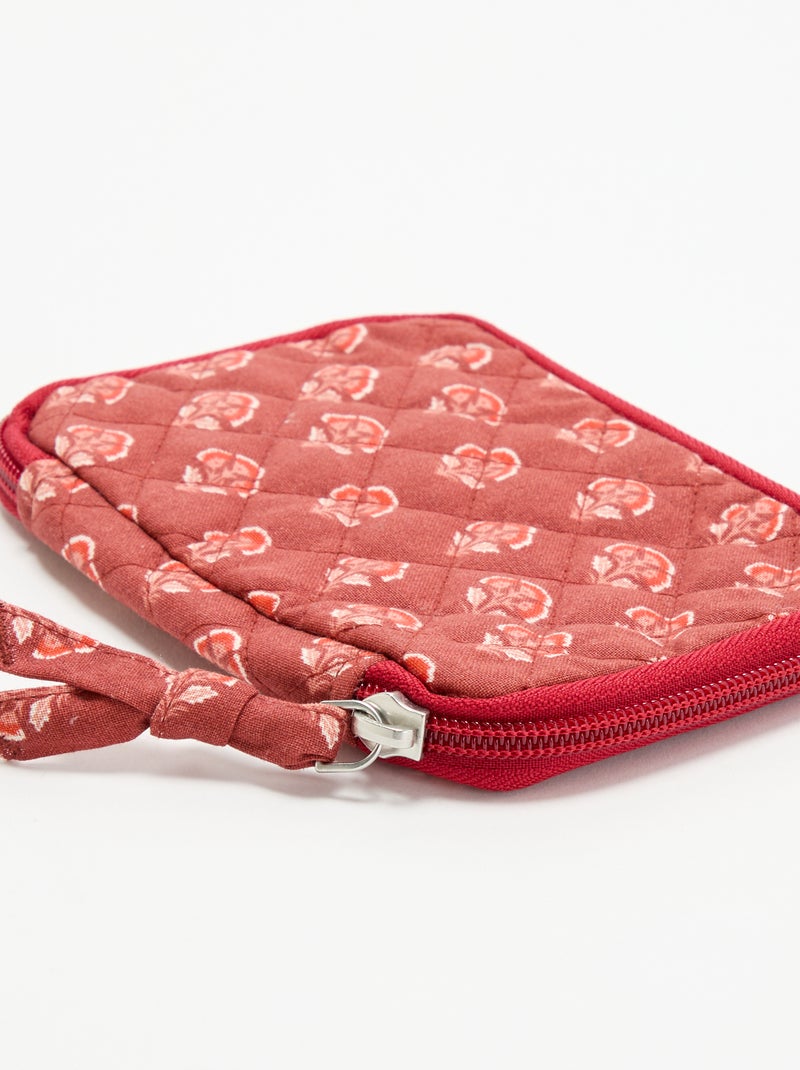 Mini pochette matelassée Rouge - Kiabi