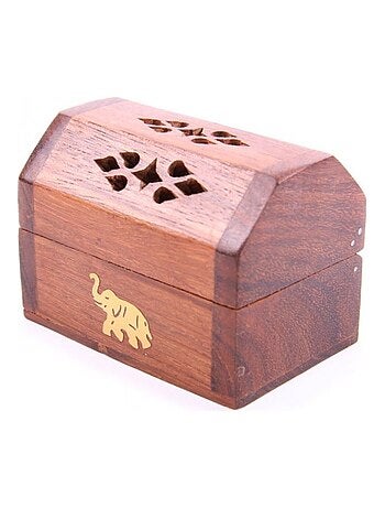 Mini Porte-encens Eléphant bois de sheesham