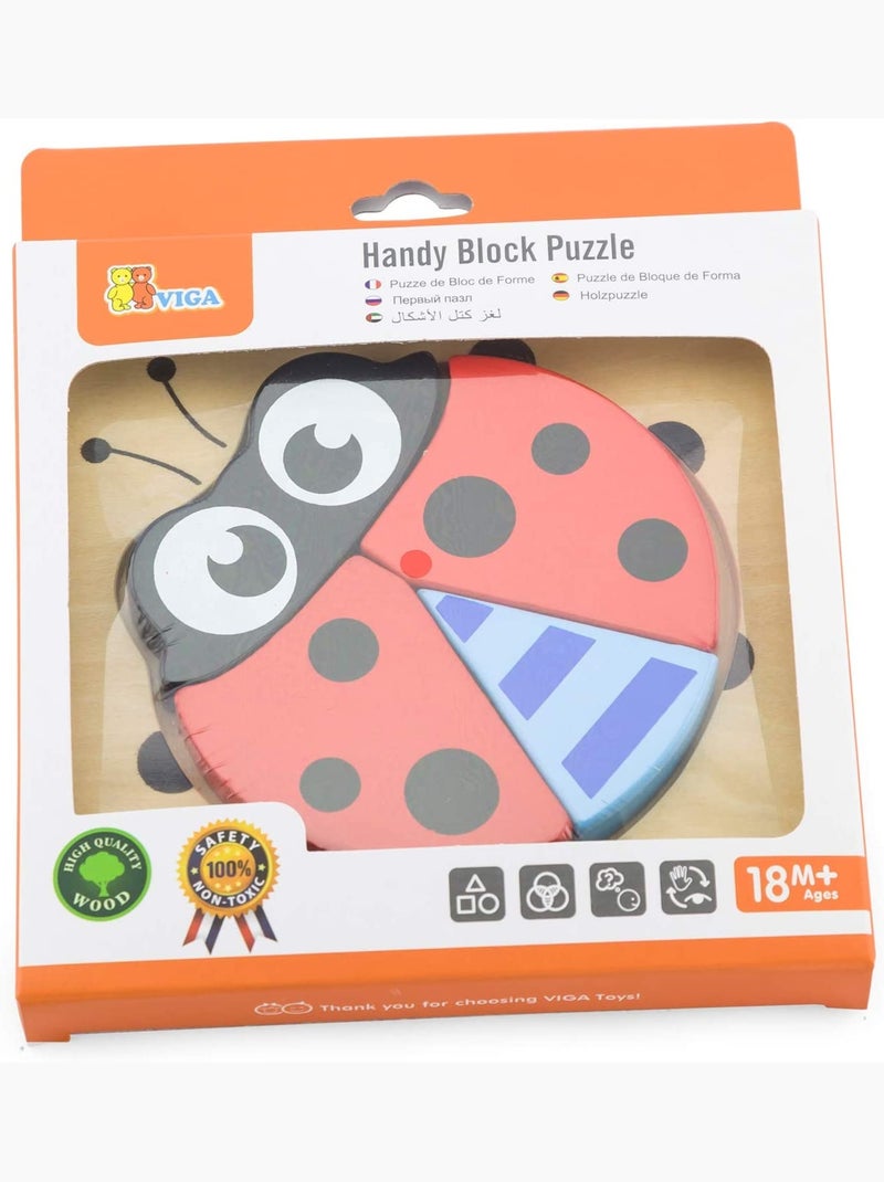 Mini puzzle coccinelle Rouge - Kiabi