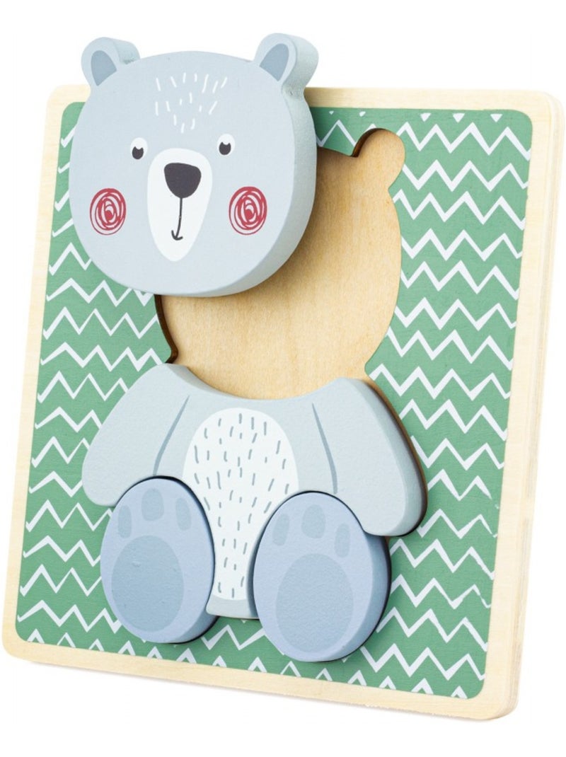 Mini-puzzles forêt Beige - Kiabi