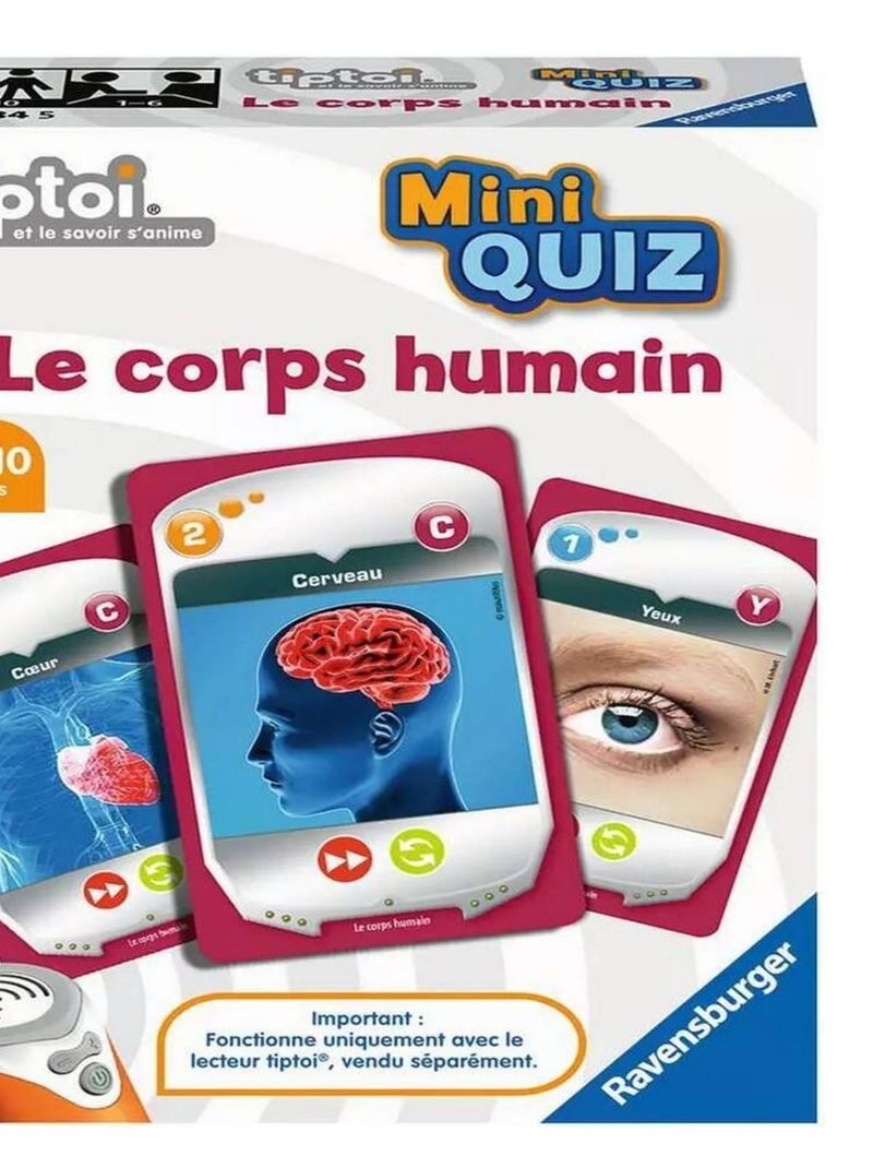 Mini Quiz Tiptoi - Le corps humain N/A - Kiabi