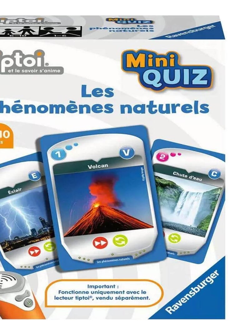 Mini Quiz Tiptoi : Les phénomènes naturels N/A - Kiabi