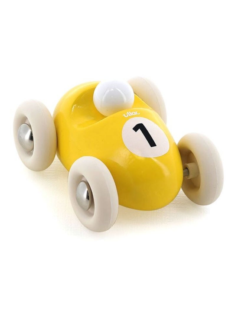Mini roadster en bois Jaune - Kiabi