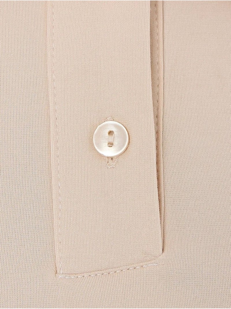 Mini-robe à boutons hiccup Beige naturel - Kiabi