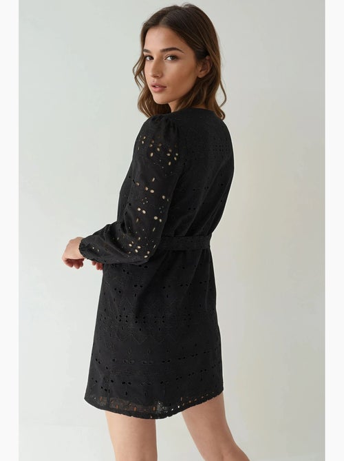 Mini-robe à col en v à motifs, collection pika hiccup - Kiabi