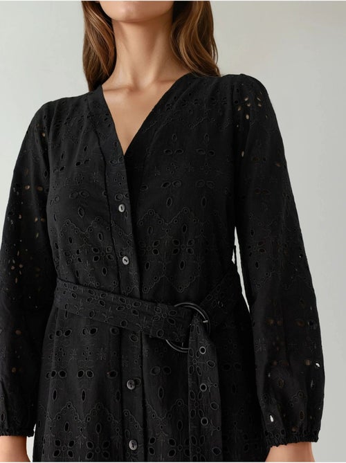 Mini-robe à col en v à motifs, collection pika hiccup - Kiabi