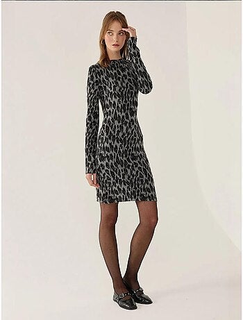 Mini-robe à imprimé animal