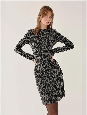 Mini-robe à imprimé animal