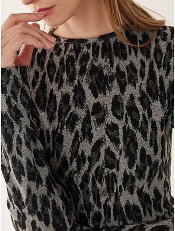 Mini-robe à imprimé animal