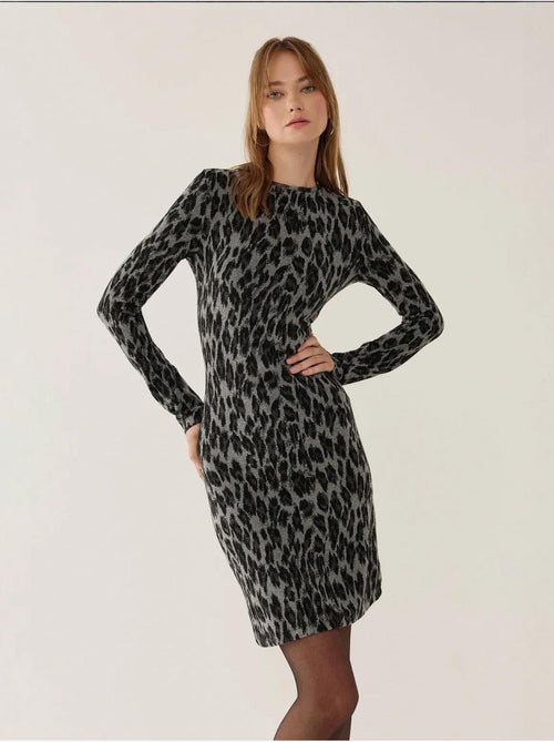 Mini-robe à imprimé animal - Kiabi Mini-robe à imprimé animal - Kiabi
