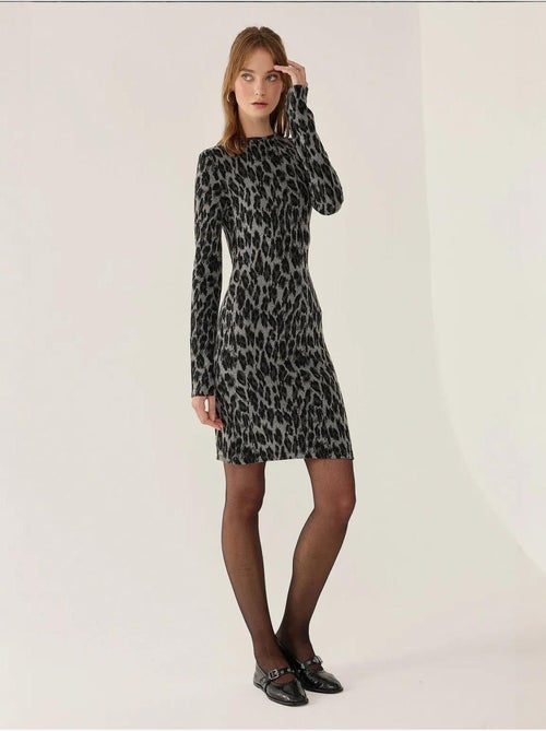 Mini-robe à imprimé animal - Kiabi Mini-robe à imprimé animal - Kiabi