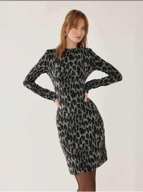Mini-robe à imprimé animal - Kiabi Mini-robe à imprimé animal - Kiabi