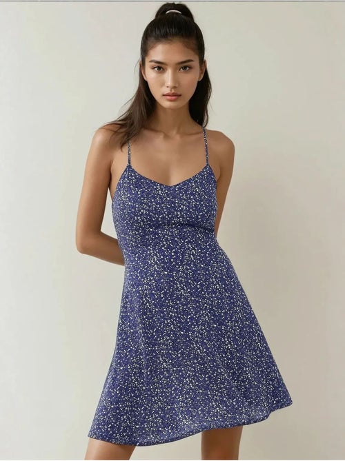 Mini robe à motifs floraux. Hiccup - Kiabi