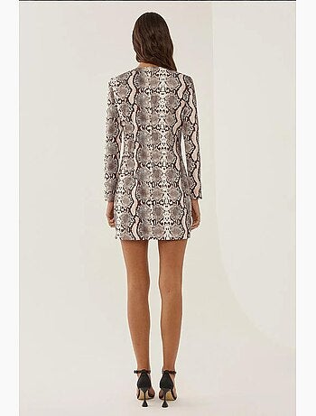 Mini-robe à motifs